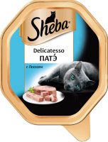 Sheba Delicatesso патэ для кошек с лососем