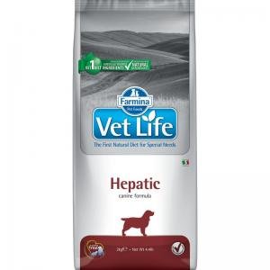 Farmina Vet Life Natural Diet Dog Hepatic для собак при хронической печеночной недостаточности