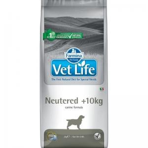 Farmina Vet Life Dog Neutered +10kg ветеринарный диетический сухой корм для взрослых стерилизованных или кастрированных собак с весом более 10 кг