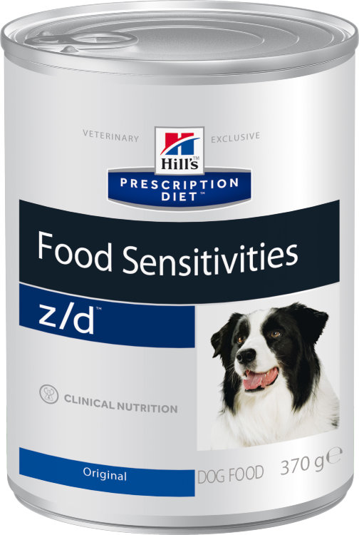 Hill's Prescription Diet z/d Food Sensitivities консервы для собак диета для поддержания здоровья кожи и при пищевой аллергии 6 шт