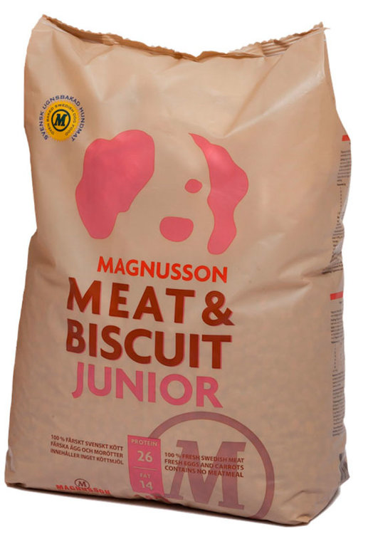 Magnusson Junior Meat&Biscuit сухой корм для щенков, беременных и кормящих сук