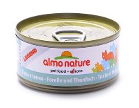 Almo Nature Legend Adult Cat Trout&Tuna консервированный корм с цельными кусочками форели и тунца в бульоне для взрослых кошек