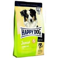 Happy Dog Junior Lamb & Rice для щенков от 7 до 18 месяцев с ягненком и рисом 